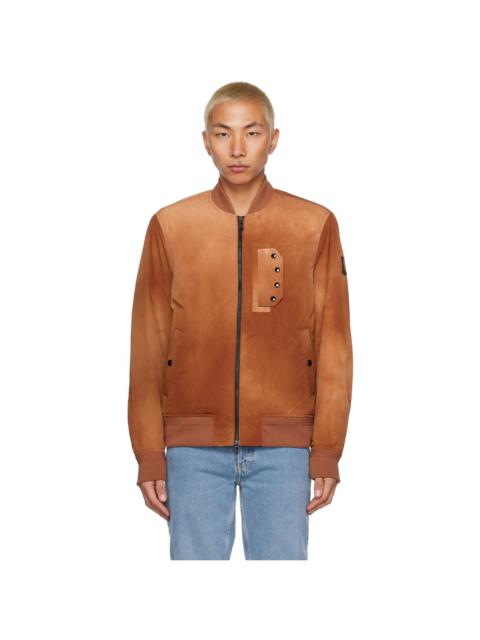 Orange Parameter Bomber Jacket