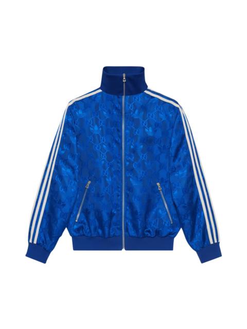 GUCCI Gucci x adidas GG Trefoil Jacquard Jacket 'Cobalt Blue'