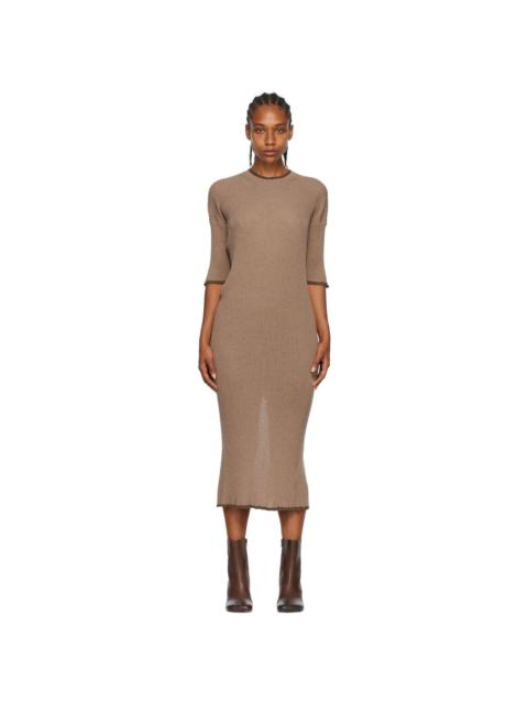 Beige Wool Dress