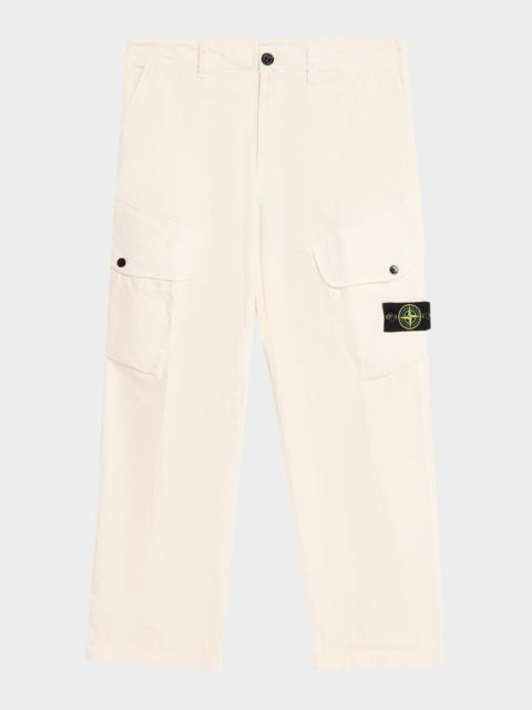 Stone Island Men's Cotton Straight-Leg Cargo Pants