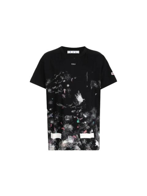 Off-White OFF-WHITE Galaxy Brushed T-shirt Black