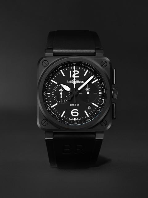 Bell & Ross BR 03-94 Automatic Chronograph Ceramic Watch, Ref. BR0394-BL-CE