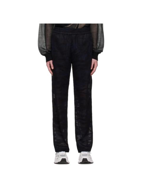 Black Camouflage Trousers