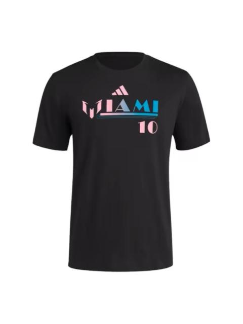 adidas adidas 'M'iami Graphic Tee 'Black' JE9514
