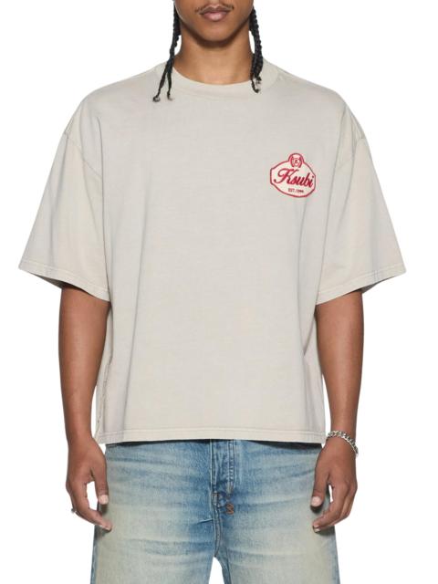 Ksubi Men's Klasse Halen Logo Cotton Oversized T-Shirt - Grey