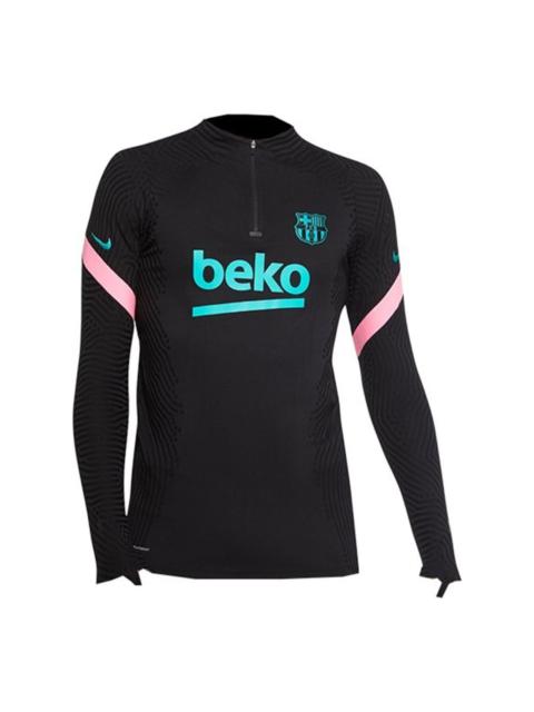 Nike Nike 20-21 Barcelona 1/4 Zip Strike Training Jersey 'Black' CK9418-011