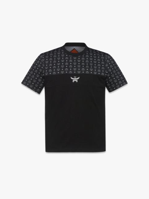 MCM Monogram Print T-Shirt in Organic Cotton