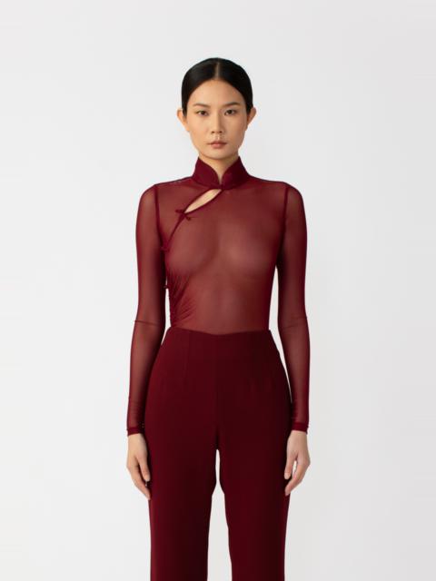 SAU LEE KAYE MESH BODYSUIT