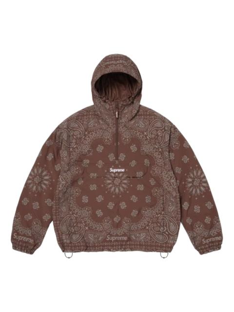 Supreme Supreme SS26 Reflective Bandana Anorak 'Brown' SUP-SS26-293-BRN