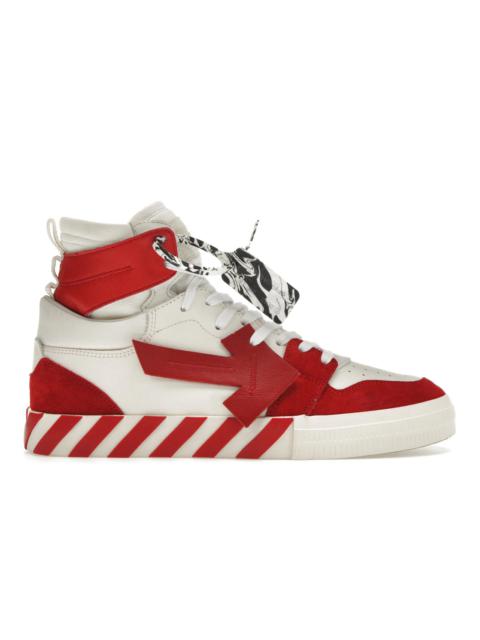 OFF-WHITE Vulcanized Hi Top White Red