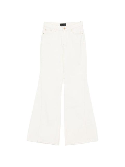 7 For All Mankind five-pocket flared jeans