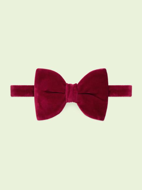 GUCCI Velvet bow tie