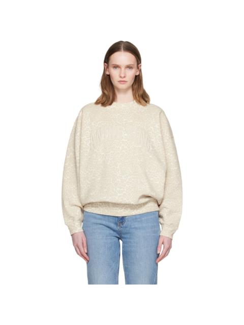 ANINE BING Beige 'Anine Bing' Miles Sweatshirt
