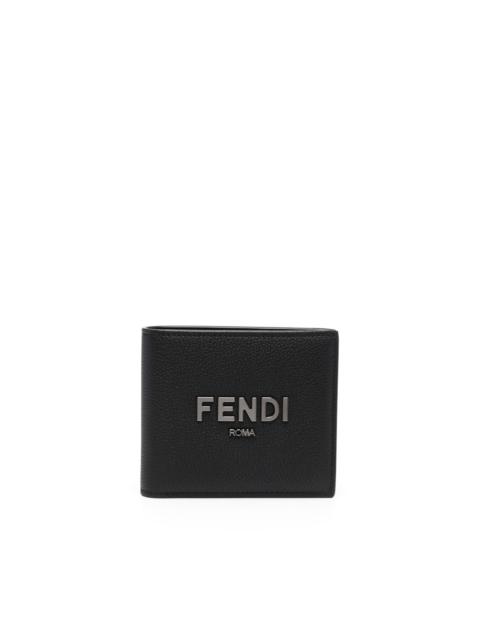 FENDI embossed-logo bi-fold wallet