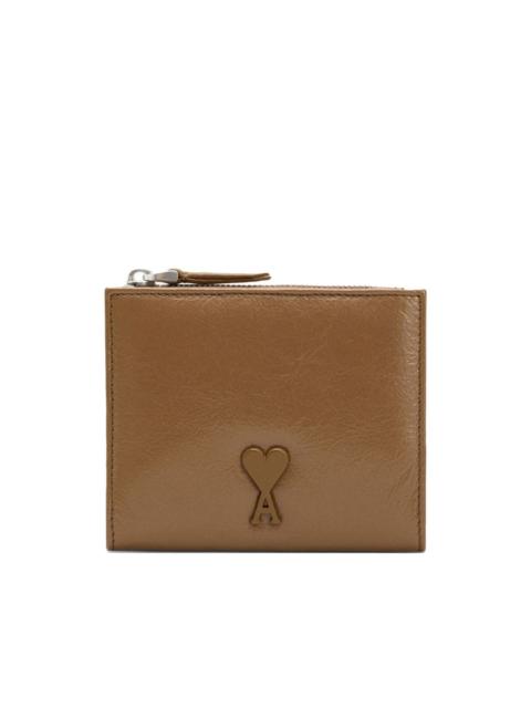AMI Paris Voulez Vous zipped wallet