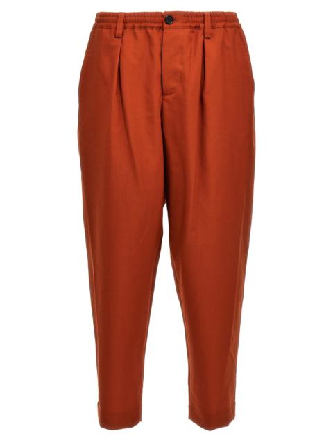 Marni Wool Pants Orange