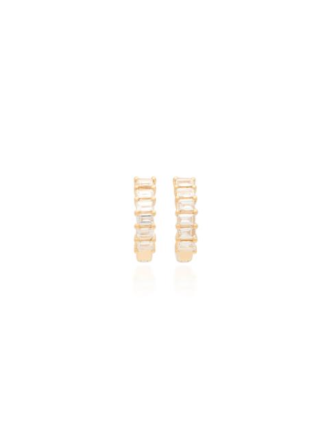 EF Collection 14K Gold Diamond Earrings gold