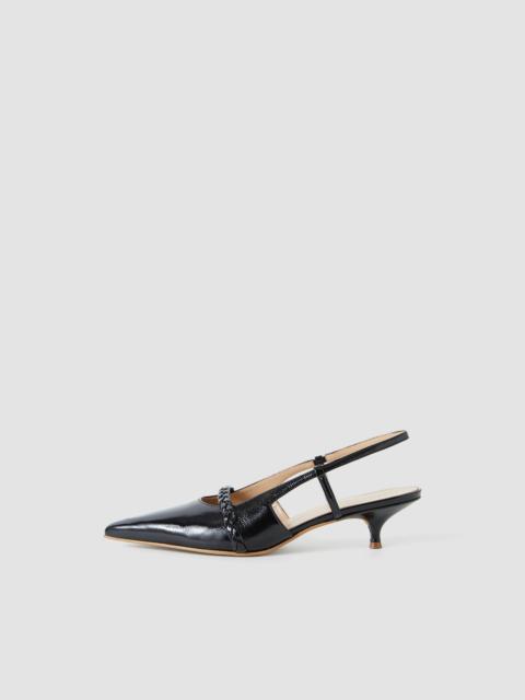 JOSEPH Anisa Patent Leather Slingback Shoes