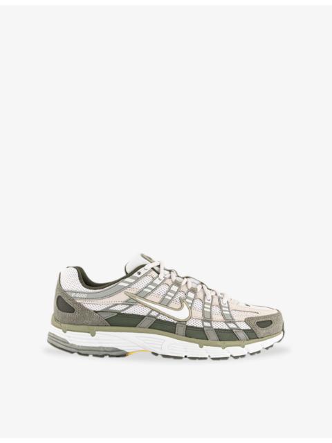 Nike P-6000 Leather and Mesh Trainers