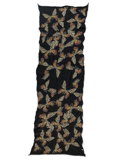 Kapital KAPITAL Fulling Wool Scarf BUTTERFLY 'Black'