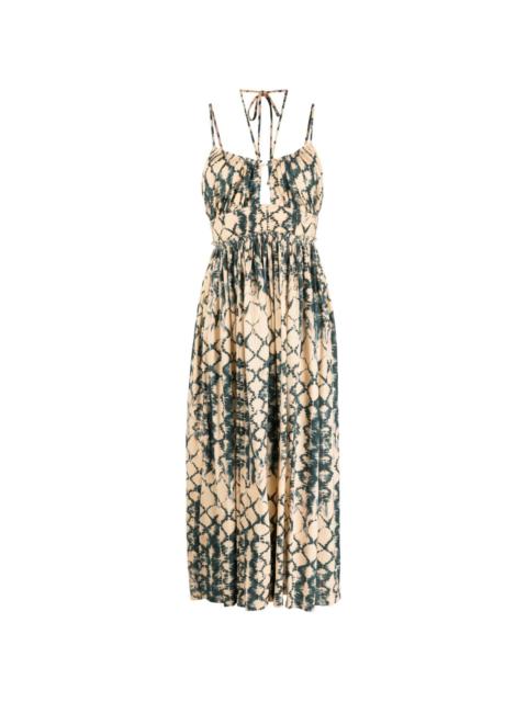 ULLA JOHNSON Freya halterneck midi dress