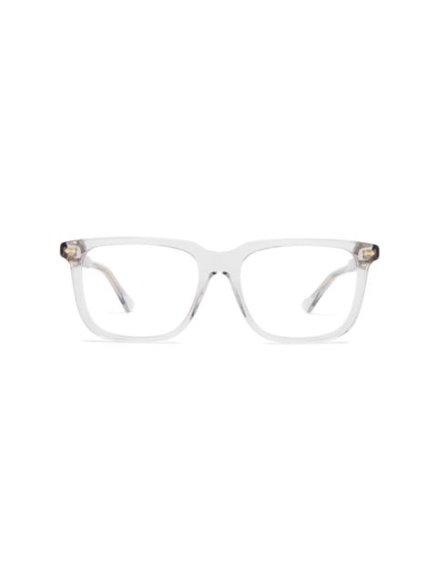 GUCCI transparent square glasses
