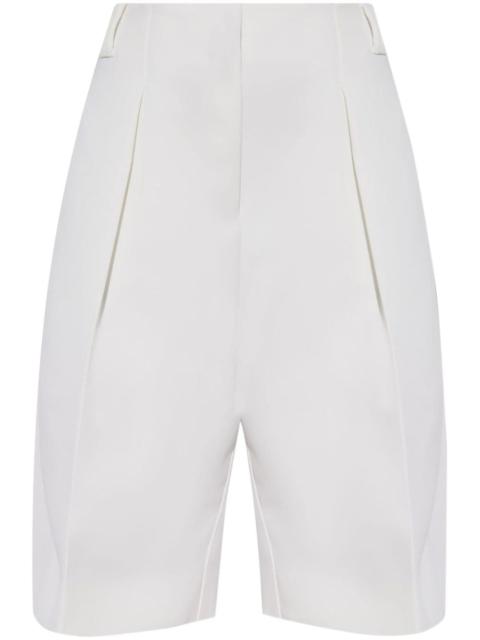 JACQUEMUS high-rise pleated tailored shorts