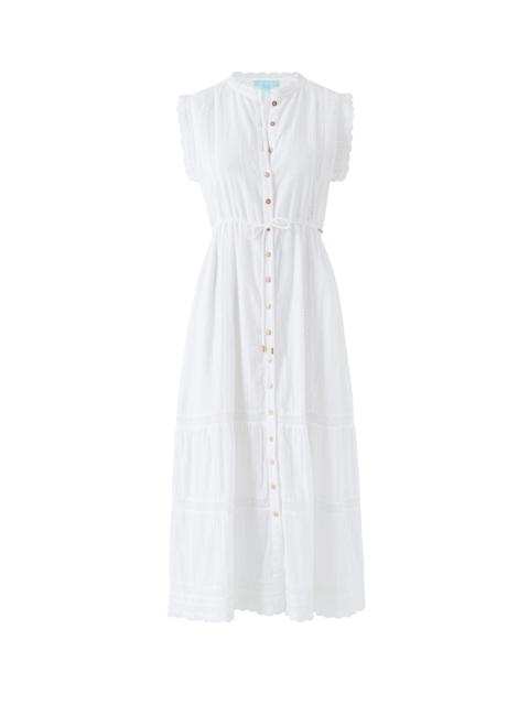 MELISSA ODABASH RAFFIE WHITE DRESS