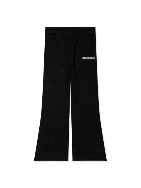 Readymade FLARE SWEAT PANTS - BLACK