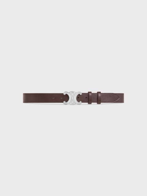 CELINE Large triomphe belt in VINTAGE CALFSKIN