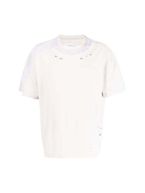 FENG CHEN WANG chest logo-print detail T-shirt