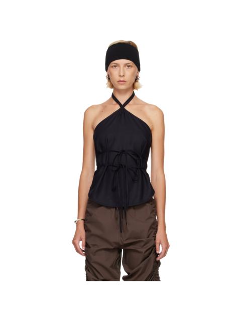 BASERANGE Black Mar Top