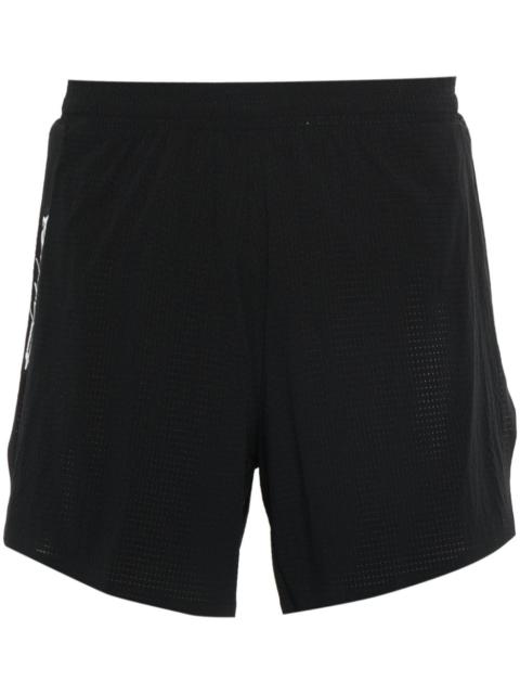 Y-3 Run perforated shorts