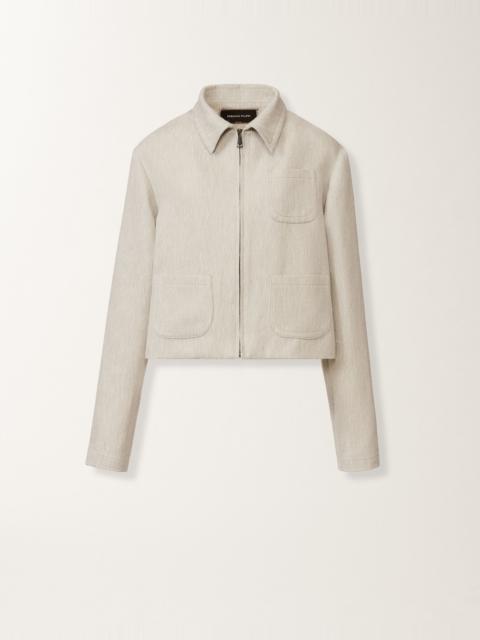 FABIANA FILIPPI Boxy jacket in drop fil coupé tailoring