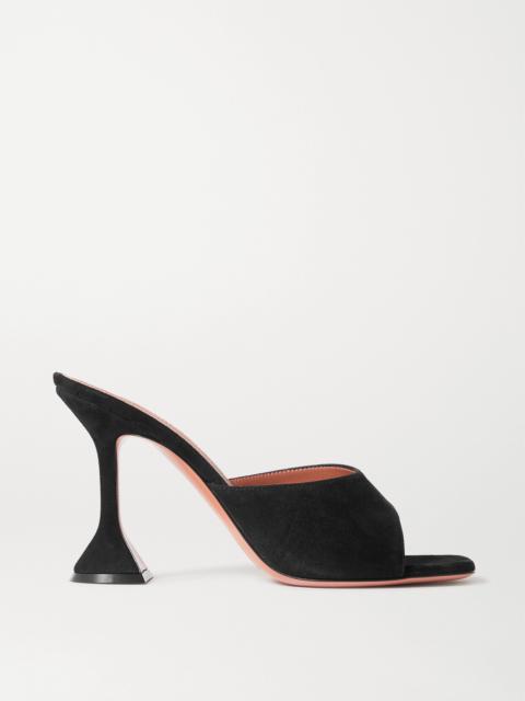 Amina Muaddi Lupita Suede Mules