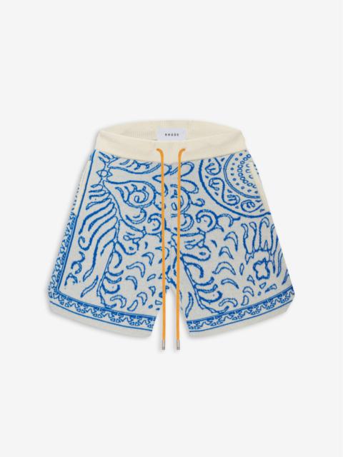 Rhude KNIT TILE SHORTS