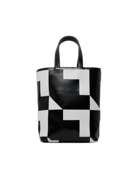 Comme Des Garçons geometric-pattern tote bag