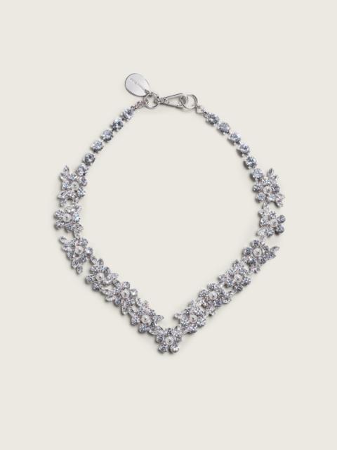 Simone Rocha V-Line Floral Necklace