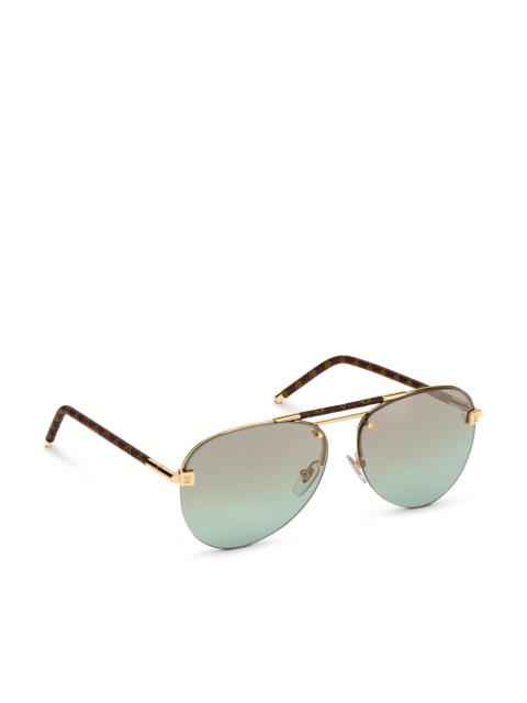 Louis Vuitton Goldtone Monogram Attitude Pilote Sunglasses (650) - Reetzy