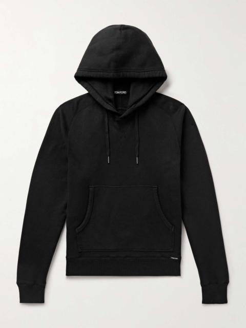 TOM FORD Garment-Dyed Cotton-Jersey Hoodie