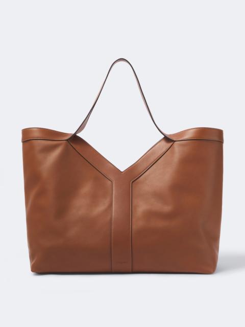 SAINT LAURENT Y Large leather tote bag