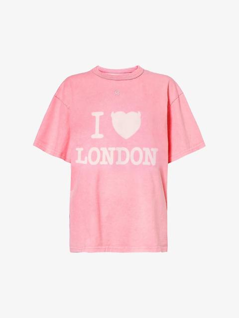 MISBHV London logo-print cotton-jersey T-shirt