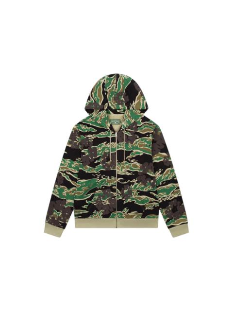 DENIM TEARS Denim Tears The Cotton Wreath Zip Sweatshirt Green Camo