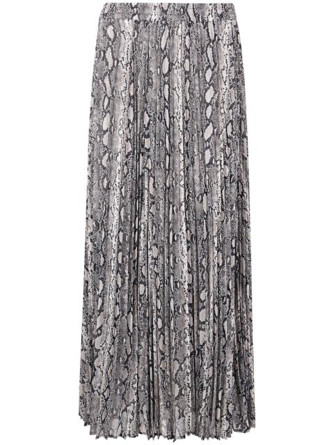 MICHAEL KORS Snake Maxi Pleat Skirt