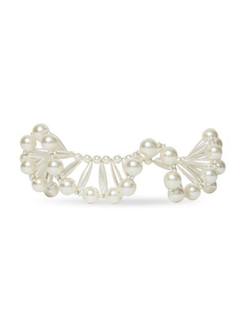 LELE SADOUGHI Women's Ruffled Collar Imitation-Pearl Necklace - Pearl