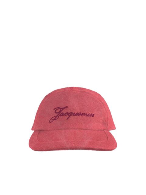 JACQUEMUS La Casquette logo-embroidery baseball cap