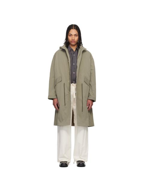 Studio Nicholson Taupe Lotus Coat