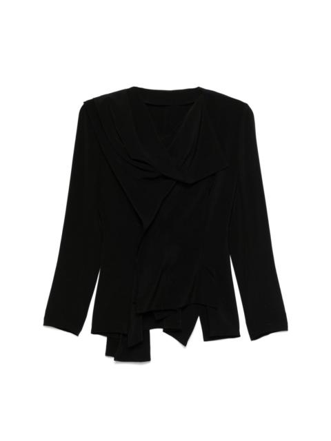 Yohji Yamamoto draped jacket