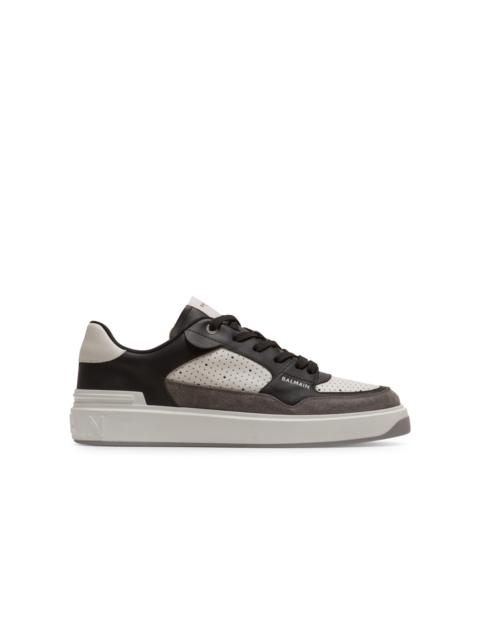 Balmain B-Court Flip trainers in leather and suede