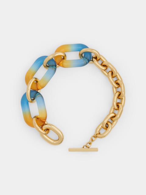 rabanne XL LINK EXTRA NECKLACE IN RESIN